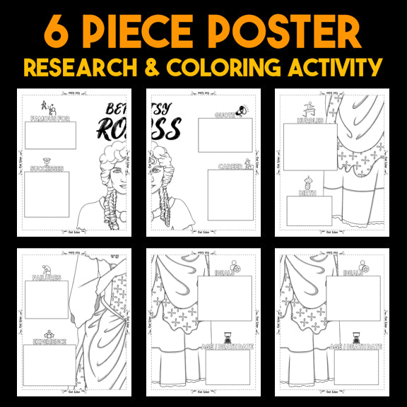 Betsy Ross — Powerful People Collaborative Poster Activity
