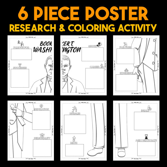 Booker T. Washington — Powerful People Collaborative Poster Activity
