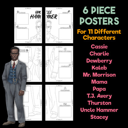 Roll of Thunder, Hear My Cry Character Analysis Posters — Character Collabs