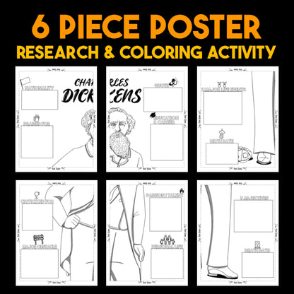 Charles Dickens Author Study — Literary Legends Collaborative Poster