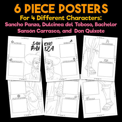 Don Quixote Character Analysis Posters — Character Collabs