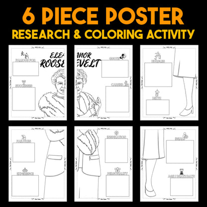 Eleanor Roosevelt — Powerful People Collaborative Poster Activity