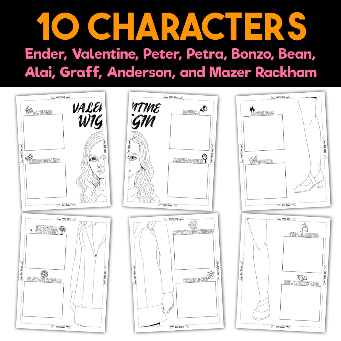 Ender's Game Character Analysis Posters — Character Collabs