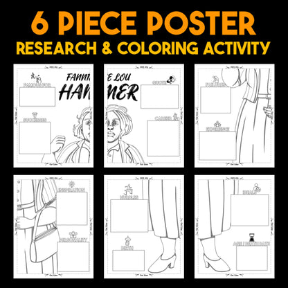 Fannie Lou Hamer — Powerful People Collaborative Poster Activity