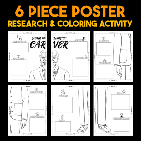George Washington Carver — Powerful People Collaborative Poster Activity