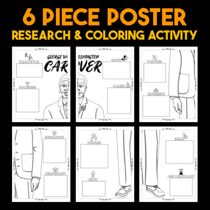 George Washington Carver — Powerful People Collaborative Poster Activity