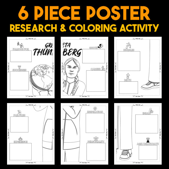 Greta Thunberg — Powerful People Collaborative Poster Activity
