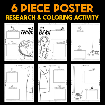 Greta Thunberg — Powerful People Collaborative Poster Activity