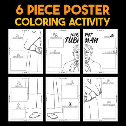 Harriet Tubman — Powerful People Collaborative Poster Activity