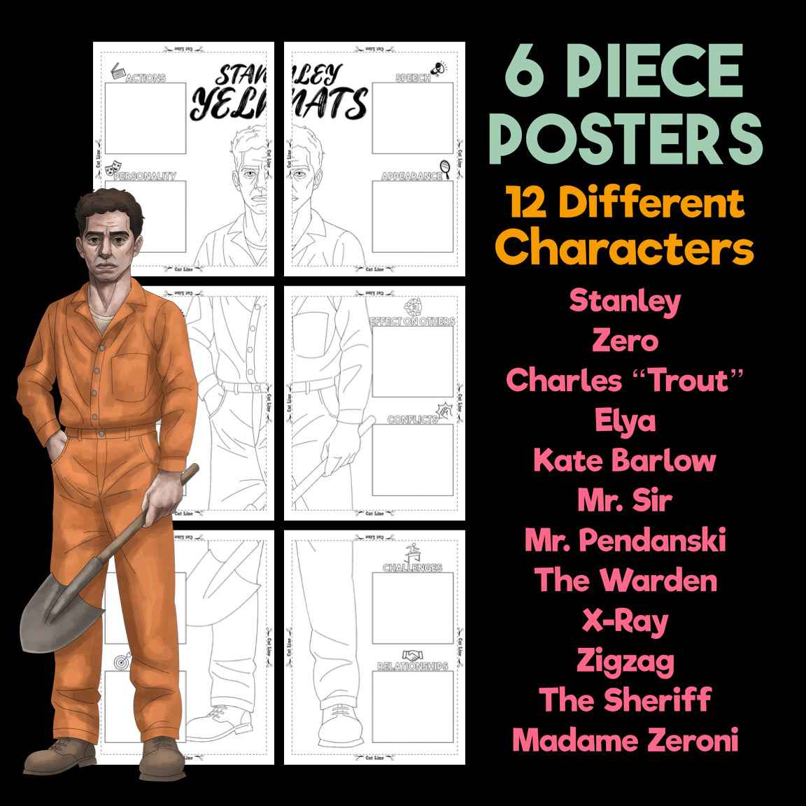 Holes Character Analysis Posters — Character Collabs