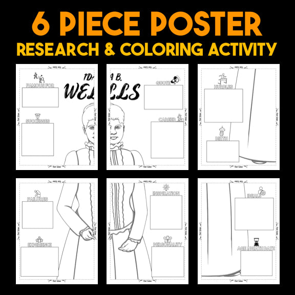 Ida B. Wells — Powerful People Collaborative Poster Activity