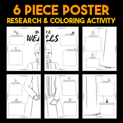 Ida B. Wells — Powerful People Collaborative Poster Activity