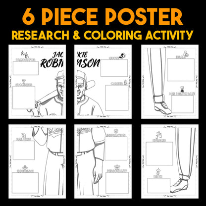 Jackie Robinson — Powerful People Collaborative Poster Activity