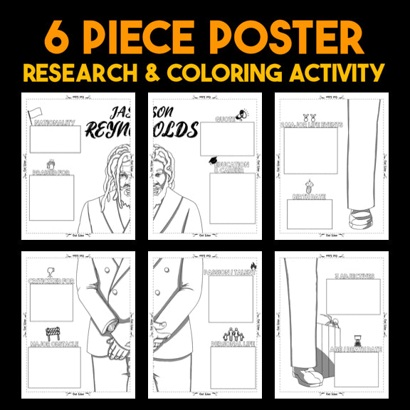 Jason Reynolds Author Study — Literary Legends Collaborative Poster