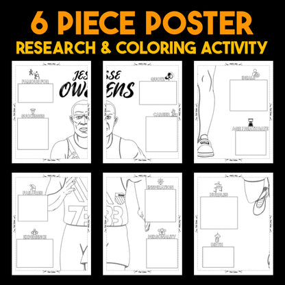 Jesse Owens — Powerful People Collaborative Poster Activity