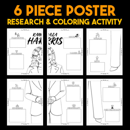 Kamala Harris — Powerful People Collaborative Poster Activity