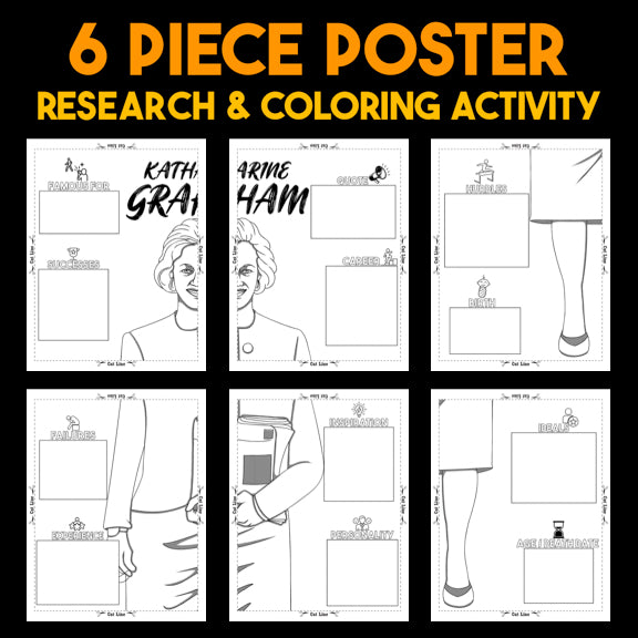 Katharine Graham — Powerful People Collaborative Poster Activity