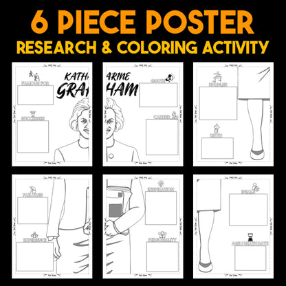 Katharine Graham — Powerful People Collaborative Poster Activity