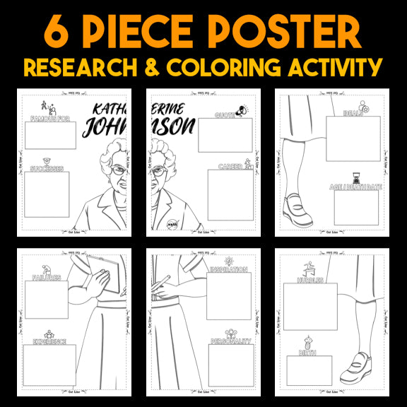Katherine Johnson — Powerful People Collaborative Poster Activity