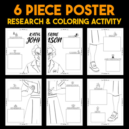 Katherine Johnson — Powerful People Collaborative Poster Activity