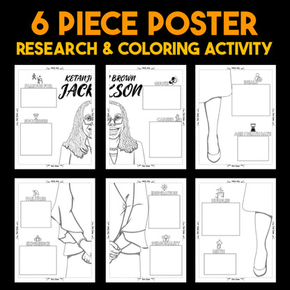 Ketanji Brown Jackson — Powerful People Collaborative Poster Activity