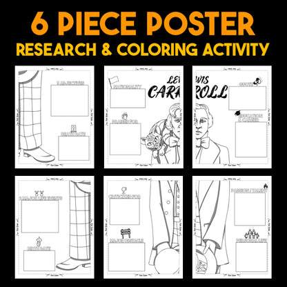 Lewis Carroll Author Study — Literary Legends Collaborative Poster