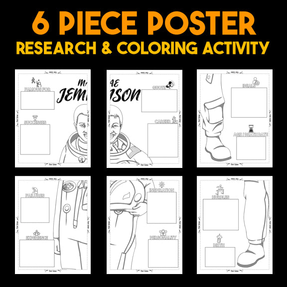 Mae Jemison — Powerful People Collaborative Poster Activity