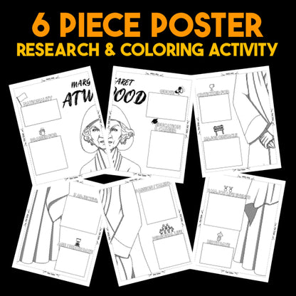 Margaret Atwood Author Study — Literary Legends Collaborative Poster