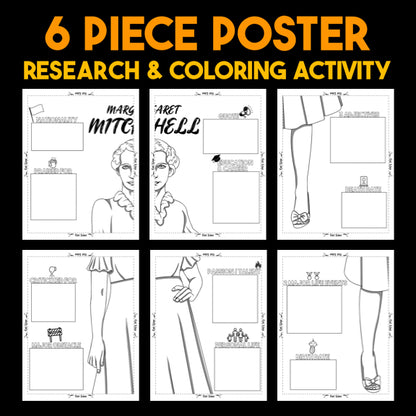 Margaret Mitchell Author Study — Literary Legends Collaborative Poster