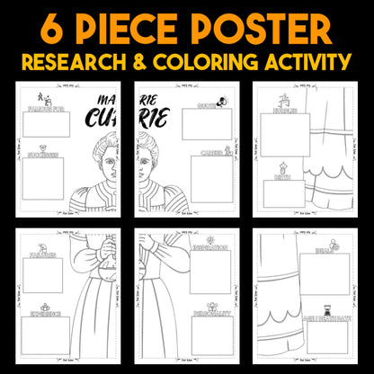 Marie Curie — Powerful People Collaborative Poster Activity