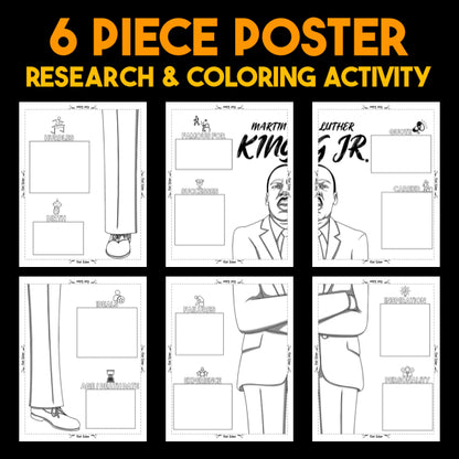 Martin Luther King Jr. — Powerful People Collaborative Poster Activity