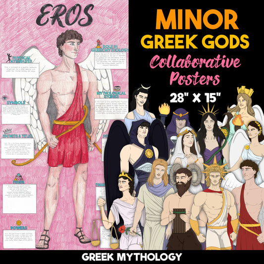 Greek Mythology Collaborative Posters | Minor Gods
