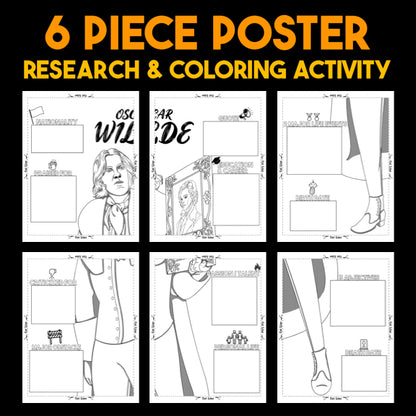 Oscar Wilde Author Study — Literary Legends Collaborative Poster