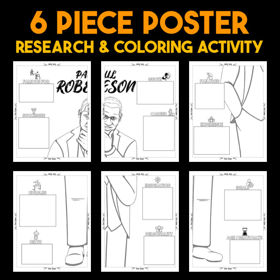 Paul Robeson — Powerful People Collaborative Poster Activity