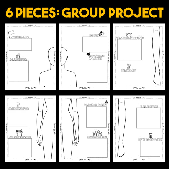 Author Study Project for ANY AUTHOR — Literary Legends Collaborative Poster