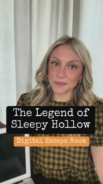 The Legend of Sleepy Hollow Digital Escape Room