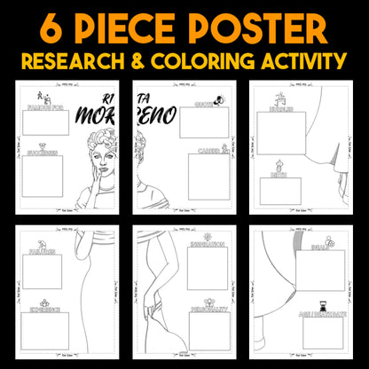 Rita Moreno — Powerful People Collaborative Poster Activity