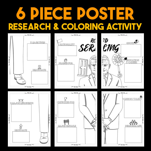 Rod Serling Author Study — Literary Legends Collaborative Poster