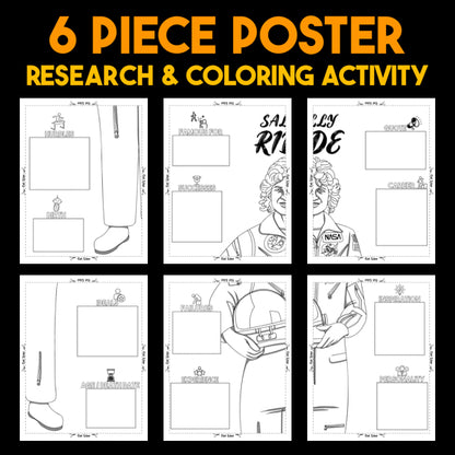 Sally Ride — Powerful People Collaborative Poster Activity