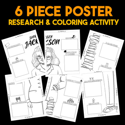 Shirley Jackson Author Study — Literary Legends Collaborative Poster