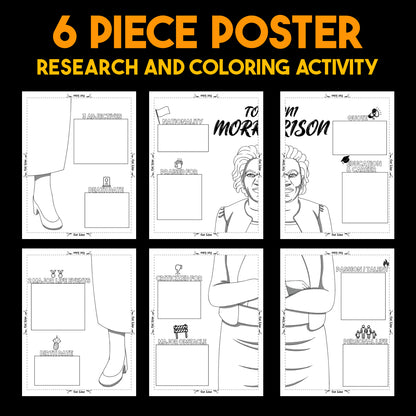 Toni Morrison Author Study — Literary Legends Collaborative Poster
