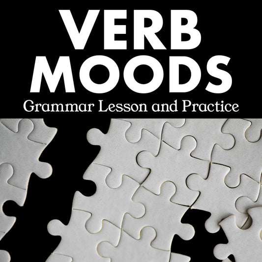 Verb Moods and Shifts in Mood — Jigsaw Activity, Practice Worksheets, and Quiz