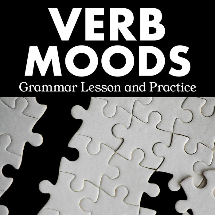 Verb Moods and Shifts in Mood — Jigsaw Activity, Practice Worksheets, and Quiz
